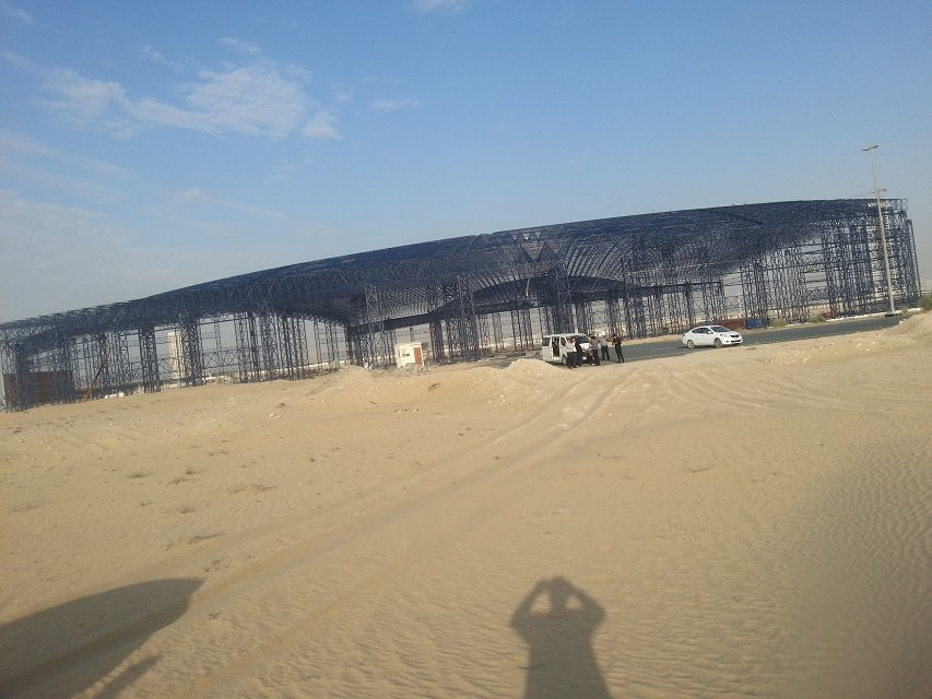 汉川大型场馆网架工程